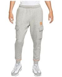 Nike - Sportswear Just Do It Fleece Cargo Pants 'Dark Heather' - Lyst