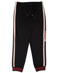 Gucci - Classic High-Tech Knit Colorblock Casual Bundle Feet Sports Long Pants - Lyst
