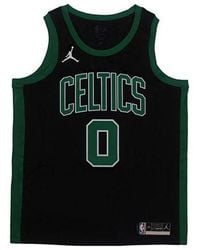 Nike - Nba Sports Basketball Jersey Vest Sw Fan Edition Boston Celtics Tatum No. 0 - Lyst