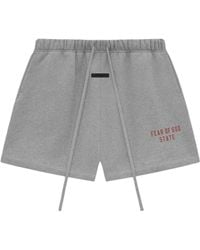 Fear Of God - Fleece Soccer Short 'Dark Heather' - Lyst