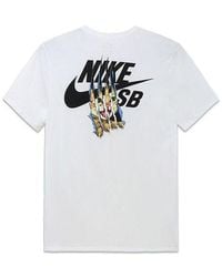 Nike - Sb Cat Scratch Casual Sports Breathable Short Sleeve - Lyst