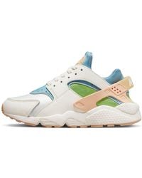 Nike - Air Huarache Se Dq0117-100 White Blue Leather Running Shoes 6 Nr6179 - Lyst