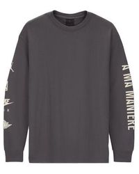 Nike - X A Ma Manire Crossover Logo Printing Round Neck Long Sleeves Asia Edition Gray - Lyst