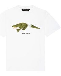 Palm Angels - Croco Short-Sleeve Tee - Lyst