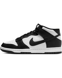 Nike - Dunk Mid 'Panda' - Lyst