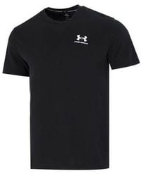 Under Armour - Logo Embroidered Heavyweight Short Sleeve T-Shirt - Lyst