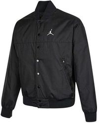 Nike - Logo Baseball Collar Jacket Autumn - Lyst