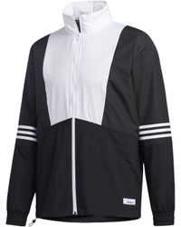 adidas - Neo Contrasting Colors Casual Sports Hooded Jacket - Lyst