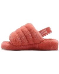 UGG - Fluff Yeah Slide Minimalistic Casual Thick Sole Shoe Pink - Lyst