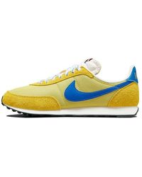 Nike Waffle Sneaker 2 Low-top Running Shoes Yellow/blue