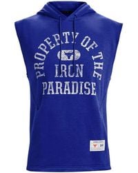Under Armour - Project Rock Sleeveless Hoodie - Lyst