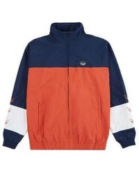 adidas - Originals Casual Cozy Stand Collar Jacket Colorblock - Lyst