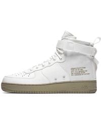 Nike - Sf Air Force 1 Mid Ivory Mars Stone - Lyst