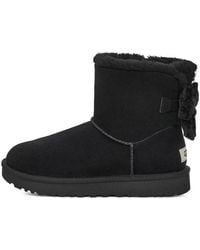 UGG - (Wmns) Mini Bailey Bow Crushed Velvet Boot - Lyst