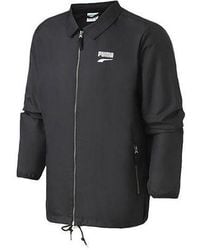 PUMA - Downtown Casual Sports Lapel Jacket - Lyst
