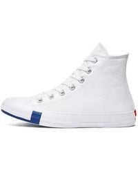 Converse - Chuck Taylor All Star High 'logo Play - White Rush Blue' - Lyst