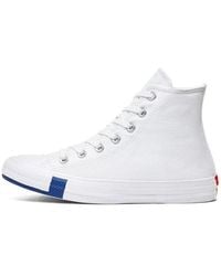 Converse - Chuck Taylor All Star High 'logo Play - White Rush Blue' - Lyst