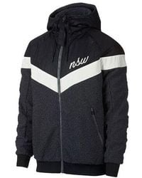 Nike - Nsw Sherpa Windrunner Knit Zipper Hooded Jacket - Lyst