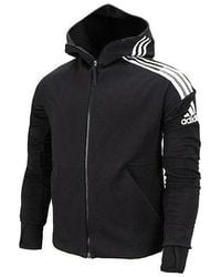 adidas - Zne 3-Stripes Hooded Jacket - Lyst