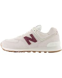 New Balance - 574 'Bone Burgundy' - Lyst
