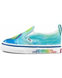 Vans - (Td) Spongebob Squarepants X Slip-On Velcro 'Imaginaaation' - Lyst