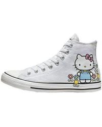 Converse - Hello Kitty X Chuck Taylor All Star High 'Flowers' - Lyst