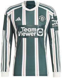 adidas - Manchester United 23/24 Long Sleeve Away Jersey - Lyst