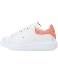 McQueen - (Wmns) Oversized Sneaker Embossed Suede Crocodile' - Lyst