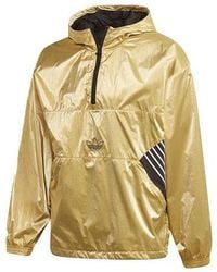 adidas - Originals Tlm 02 Wb Half Zipper Pullover Hooded Double Sided Windbreaker Jacket Color - Lyst
