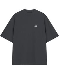 New Balance - Nb Logo Cotton T-Shirt - Lyst