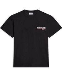 Balenciaga - (Wmns) Political Campaign Logo Short Sleeve T-Shirt - Lyst