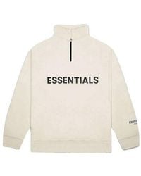 Fear Of God - Fw20 Half Zip Sweatshirt 'Cream' - Lyst