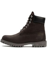 Timberland - Icon 6' Premium Wide Fit Boots 'Dark Nubuck' - Lyst