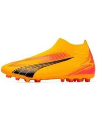 PUMA - Ultra Match Mid Soccer Sneakers 'Sun Stream Sunset Glow' - Lyst
