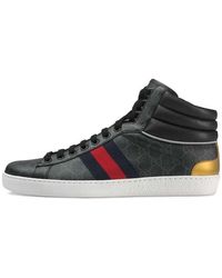 Gucci - Ace gg High Top - Lyst