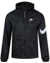 Nike - Sportswear Swoosh Full-Length Zipper Cardigan Hooded Jacket - Lyst