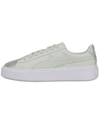 PUMA - (Wmns) Basket Platform 'Peppermint' - Lyst