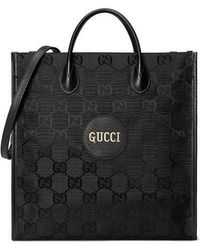 Gucci - Off The Grid Otg Environmental Friendly Series Logo Leather Logo Nylon Large Capacity Handbag - Lyst