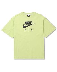Nike - Air Alphabet Logo Printing Sports Short Sleeve - Lyst