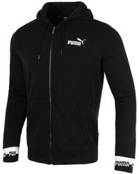 PUMA - Amplified Full-Zip Hoodied Jacket - Lyst