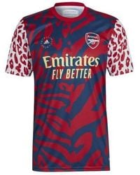 adidas - X Stella Mccartney Crossover Arsenal Fc Pre-Match Jersey Soccer/Football Jersey - Lyst