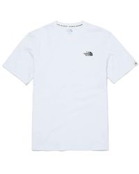The North Face - Logo-Print Cotton T-Shirt - Lyst