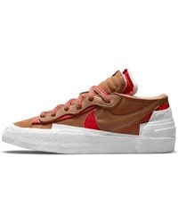 Nike - X Sacai Blazer Low 'British Tan' - Lyst