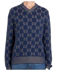 Gucci - Gg Jacquard Pull Knit For - Lyst