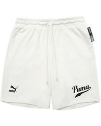PUMA - Essential Sweat Shorts - Lyst