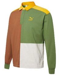 PUMA - Retro Color Block Polo Shirt - Lyst