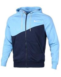 Nike - As Sportswear Swoosh Hoodie Fz Ft - Lyst