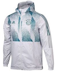 adidas - Fcb Windbrk Bayern Munich Soccer/Football Training Sports Hooded Jacket - Lyst