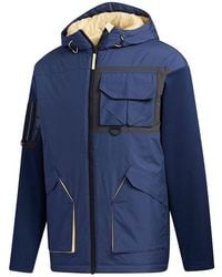 adidas - Urban Pad Jkt Outdoor Sports Hooded Jacket - Lyst