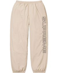Supreme - Spellout Embroidered Track Pants - Lyst